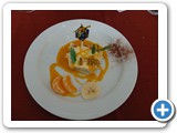 Buche aux fruits exotiques