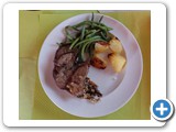 Gigot d'Agneau et ses legumes coloris