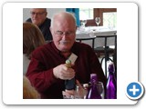A bottle of fizz for Albert to celebrate his 50th wedding aniversary