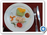 Terrine de Legumes et Crevettes Cocktails