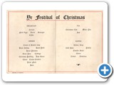 HMS Snipe Xmas menu 1952
