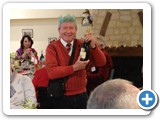 A bottle of champagne for Richard Amott