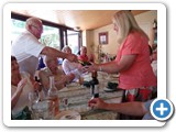 Presentation of champagne