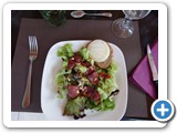 Salade de chevre chaud