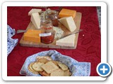 Lunch at L'Ancienne Ecole, Envals, Cheese Plate 