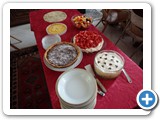 Lunch at L'Ancienne Ecole, Envals, Selection of desserts