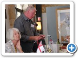 David Rollston-Smith read out a thank you from the members