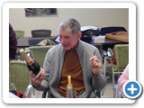 Bottle of champagne to Dave Rolfe